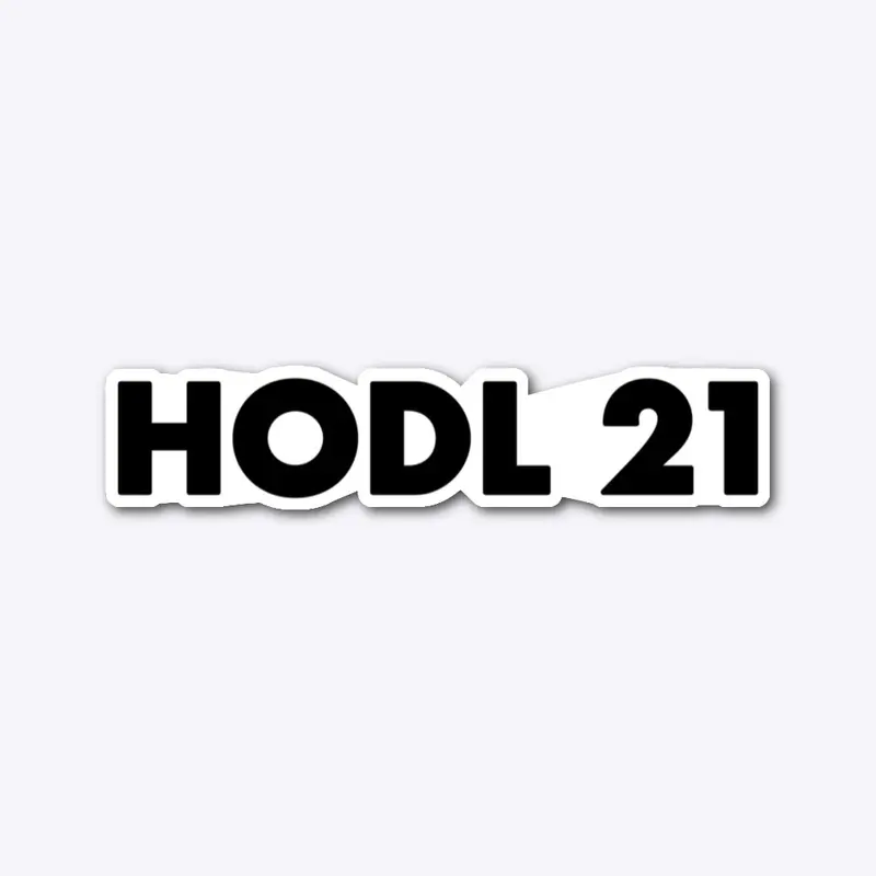 Hodl 21 Stickers